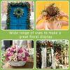 20/200pcs M-Shape Metal Garden Peg DIY Craft Wreath Bouquet Making Pin Ground Staple Landscape Staples for Flower Arrangement
