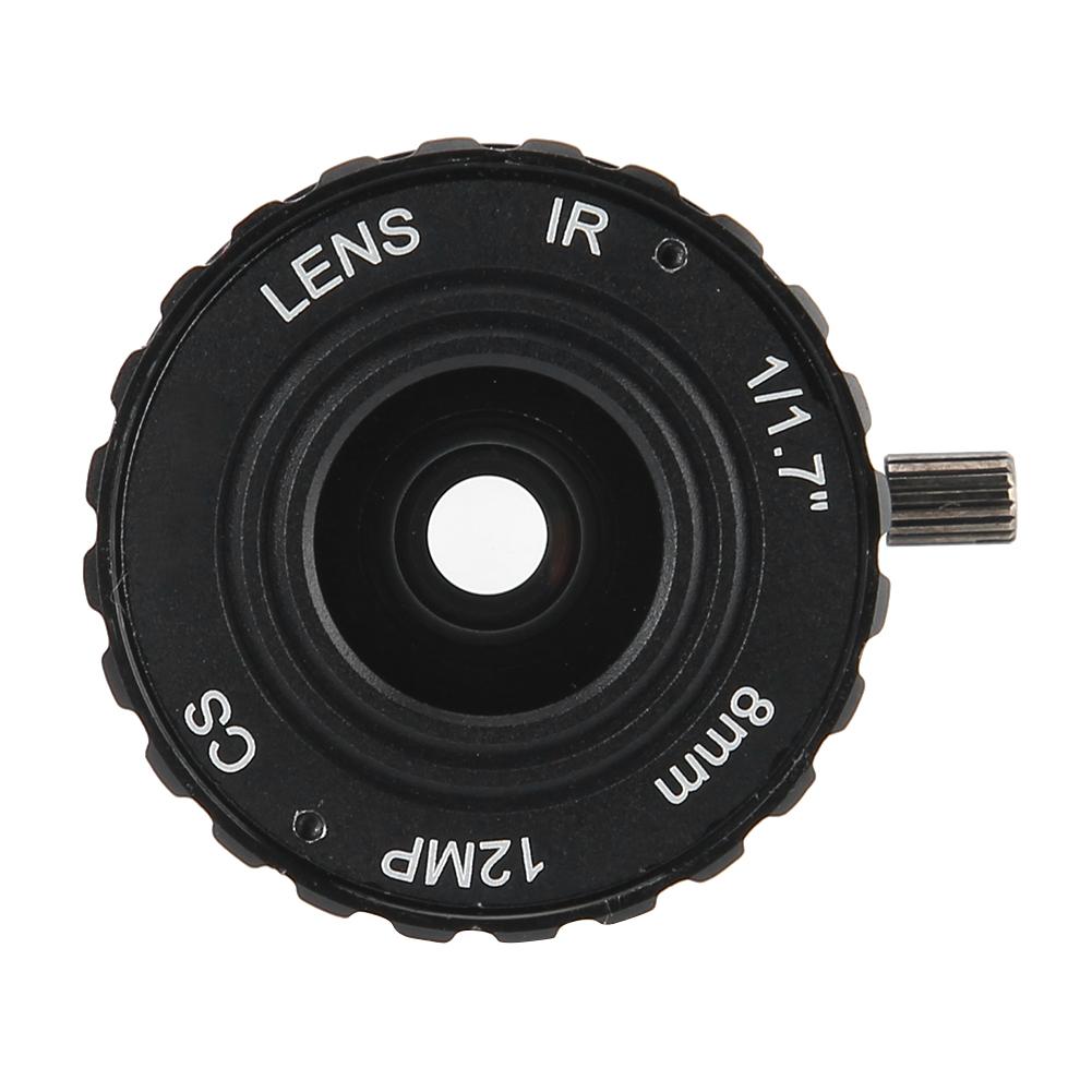 8mm 12MP HD F1.2 1 2.5 CS Interface Security Fixed CCTV Lens for Camera