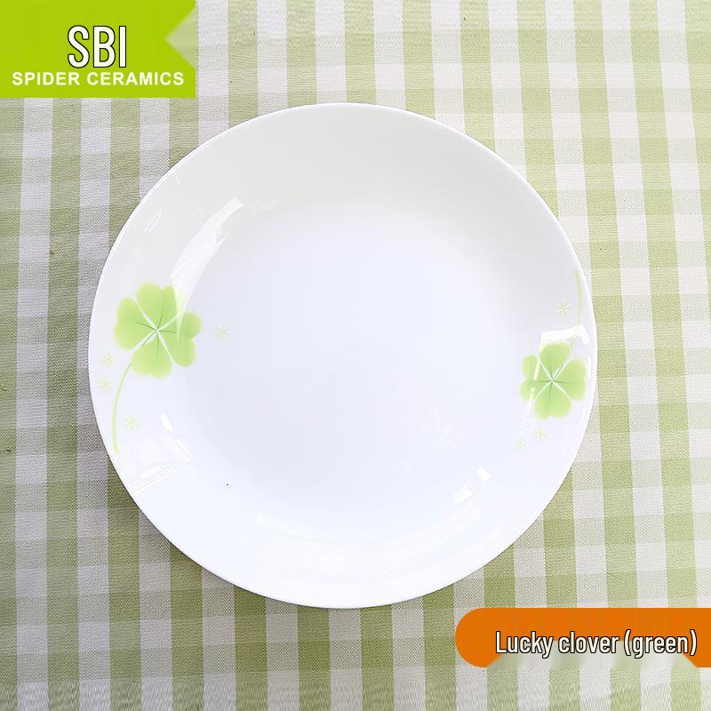 

Круглая суповая тарелка в корейском стиле - 8 дюймов Креативная керамическая посуда из костяного фарфора