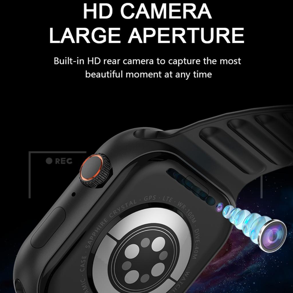 Chytré hodinky Rainbuvvy B18 4G 2GB RAM 16GB ROM AMOLED Super HD Celá obrazovka 2MP kamera Vodotěsnost IP67 Monitorování srdeční frekvence Dlouhá výdrž Běžné hodinky