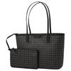 Tory Burch Full Print Vintage Floral Canvas Tote Bag Women tote bags Black 147748-001