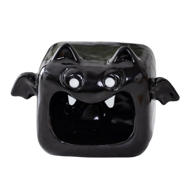 

Halloween Candle Holders Tealight Votive Candle Holders with Grimaces,Pumpkin Lanterns Decorative Halloween Centerpieces