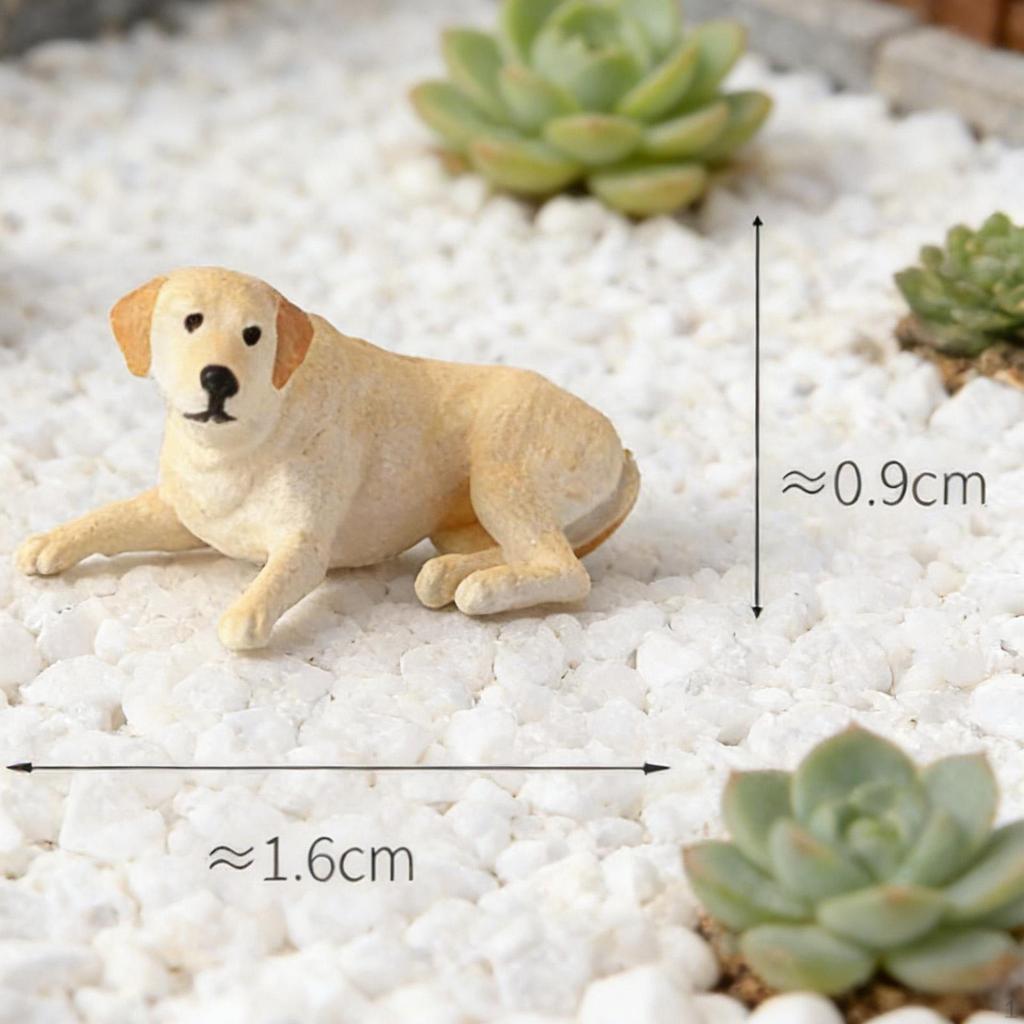 1/64 Miniature Animal Model Painted Realistic Scene Decor for DIY