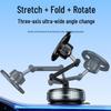 Magnetic Car Mount: 2026 Rotating & Folding Vacuum Suction Holder with Strong Magnetic Force for Car Navigation