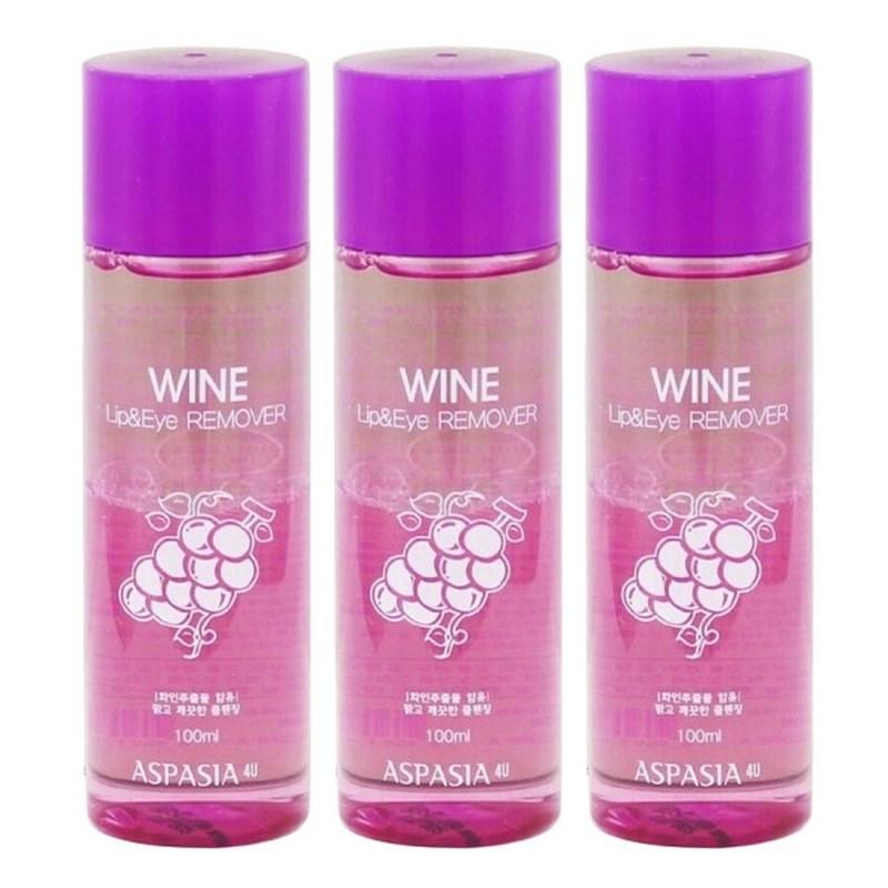 Aspasia 4U Lip & Eye Remover Wine 100ml 3 Pcs