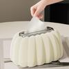 Decorative Pumpkin Shaped Tissue Dispenser Easy Clean Plastic Household Essential for Living Room