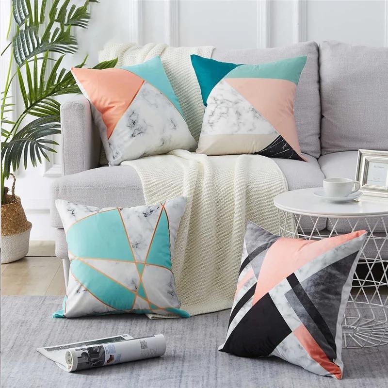 Simple Texture Decorative Pillowcase Office Living Room Car Ornaments Home Pillowcase