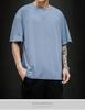 New Summer Men's T Shirt Fashion Solid T Shirt Mens Oversized Hip Hop Short Sleeve Casual Cotton Mens Streetwear Top Tees