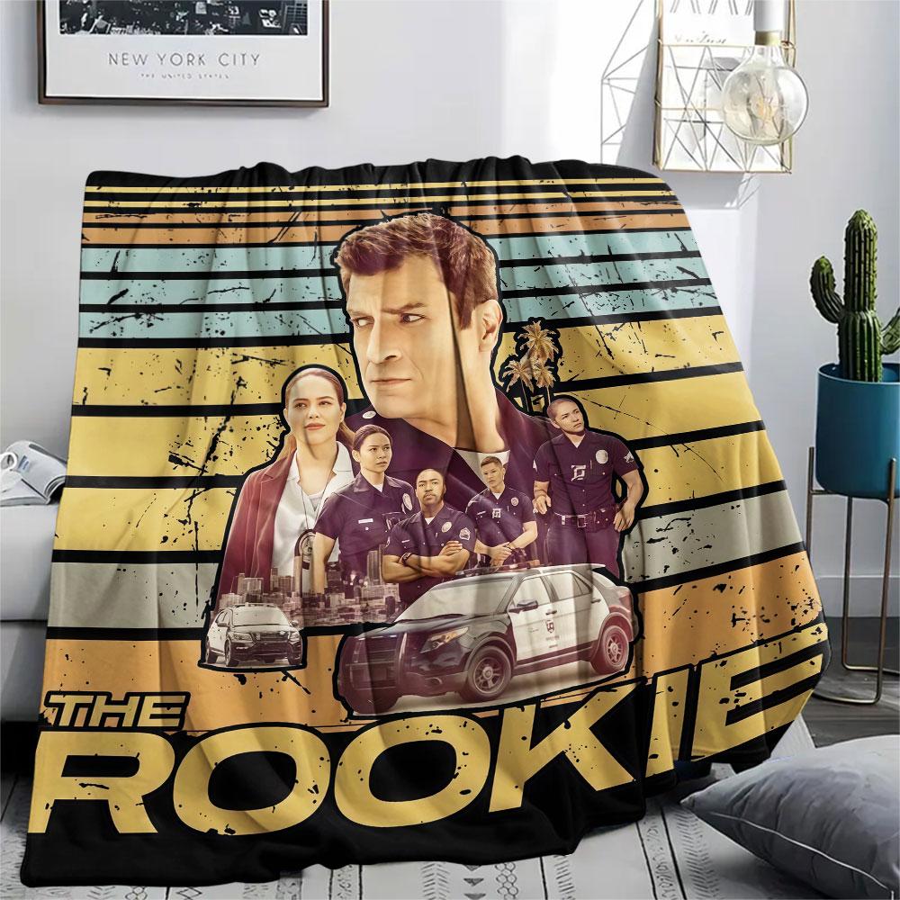 1 PZ Coperta di Flanella Fantasia THE ROOKIE Adatta a Tutte le Stagioni per Arredamento Casa Calore e Comfort Regali Regalo Festivo