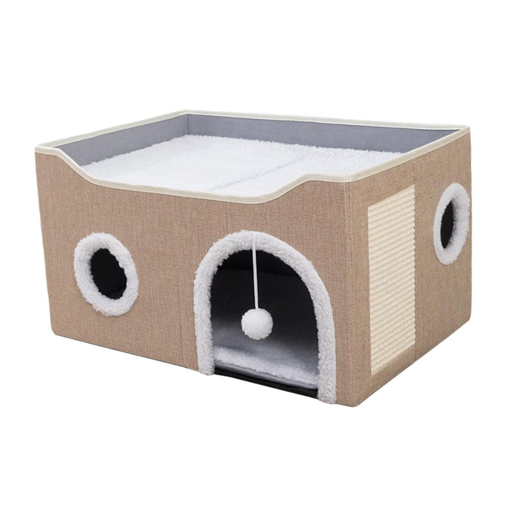 Cat Apartments, Kitten Apartment, Easy to Assemble, Foldable Decoration, Cube, Nest Tent for