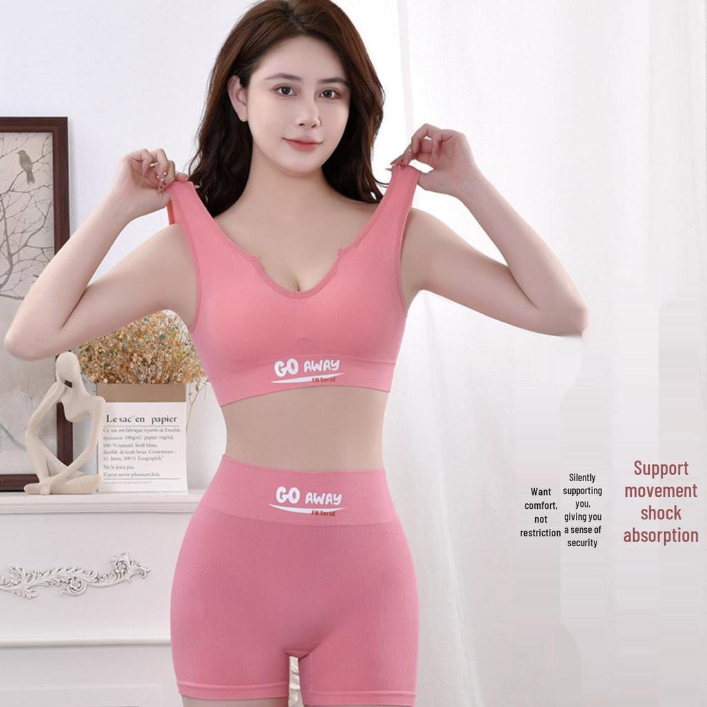 Dámská letní sada sportovního oblečení na hubnutí na jógu s U-zády