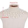 Elegant Multi Layered Pearls Body Chain Necklace Shoulder Shawl Choker for Women Prom Club Neckwear Body Jewelry Collar