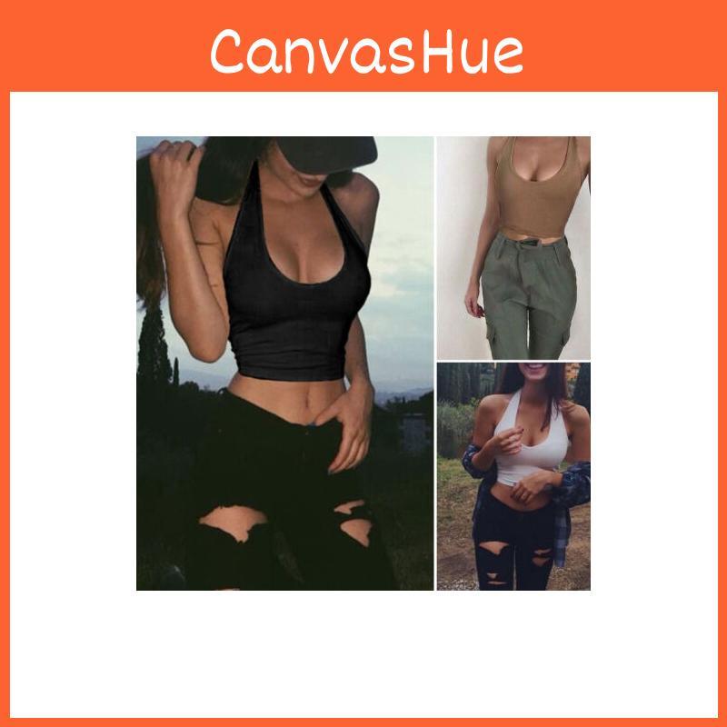 Premium Quality Women's Summer Crop Tops Sleeveless Casual Blouse For Effortless Style