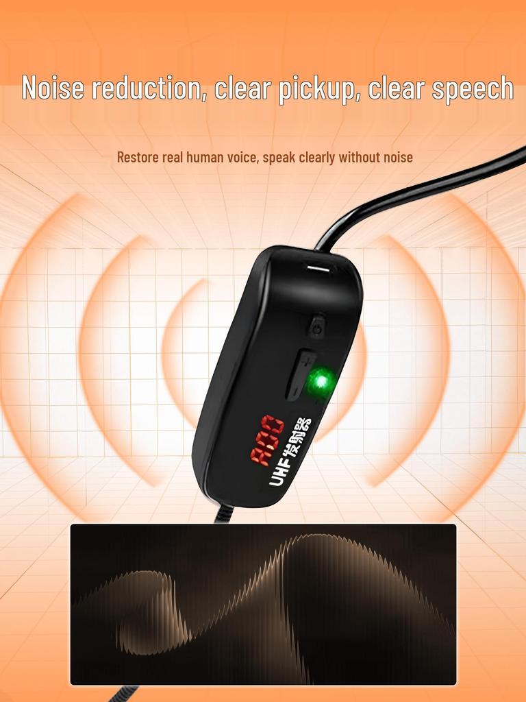 Bee-Style Wireless Headset Microphone for Teachers & Outdoor Stage
