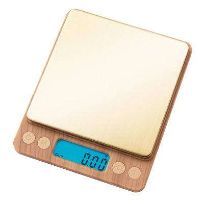 Kitchen Unit by a Cooking Digital Digital Measuring To 500g [Latuna] Scale, 0.01g [Supervised Expert] Scale, Wood, Scale, Scale, 500g, Kitchen,