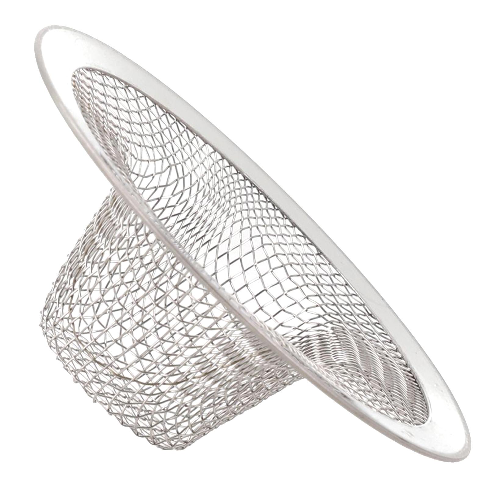Sink Mesh Strainer Kitchen Water Sink Filter Stainless Steel Bath/Bathroom Floor Drain Cover Shower Hair Catcher 5/7/9/11cm 5cm