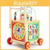 Baby Wooden Cube Walker Developmental Montessori Learning Educational Gifts