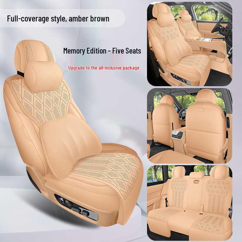 AITO M9 Suede Seat Cushions, Fit for 25 Models, All-Season, Suitable for Five/Six-Seater Cars - Car Accessories