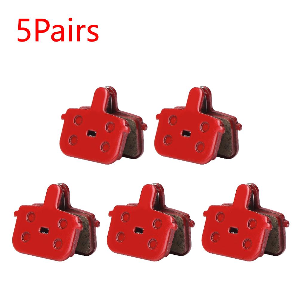 1-5Pairs Semi-Metallic MTB Mountain Bike Hydraulic Disc Brake Pads Bicycle Silent Iron Resin Braking Pads Cycling Repair Tools