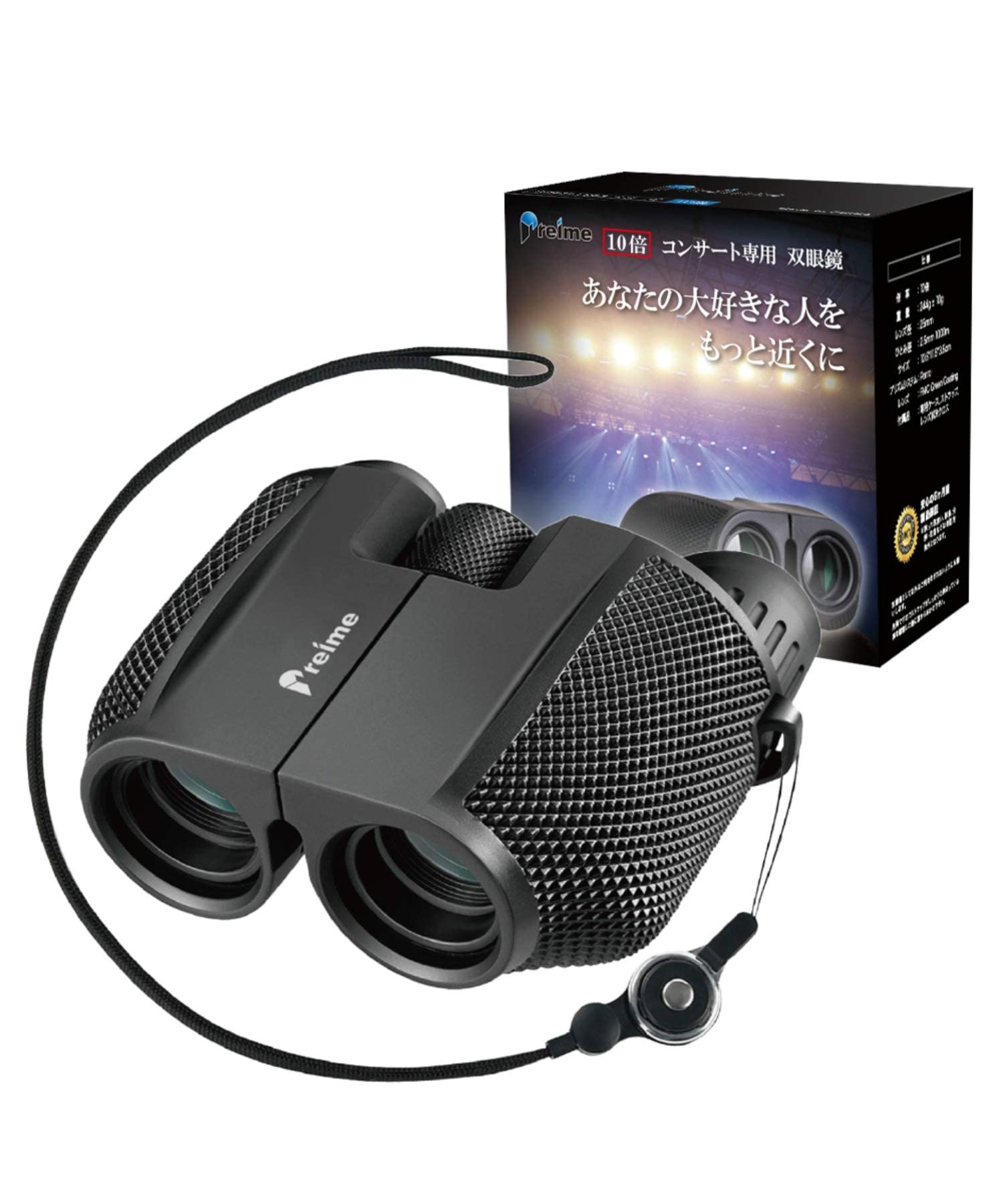 

Бінокль Concert Бінокль серйозно створений для Opera Glasses Live Glasses Compatible Dome Preime концерти] Нетемний (х10х)