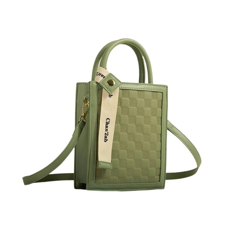 

Клетчатая сумка, новый стиль, свежая и универсальная сумка через плечо.