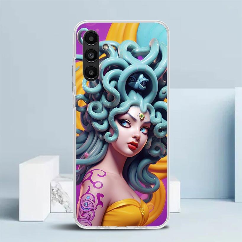Medusa Greek Mythology Phone Case For Samsung Galaxy A17 A37 A57 A16 A15 A14 A13 A56 A55 A54 A53 A36 A35 A34 A33 A26 A25 A24 A23