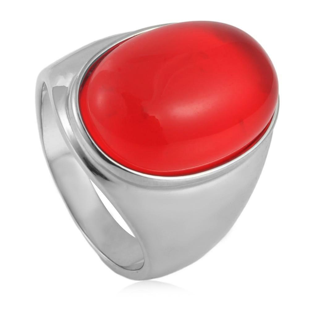 

Vintage Gemstone Titanium Ring for Men and Women, Fashion Simple Vintage Ruby Jewellery Ring, Ring Wholesale. 12