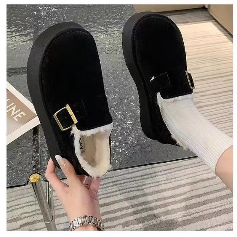 Women s Fleece-Lined Platform Slip-On Clogs