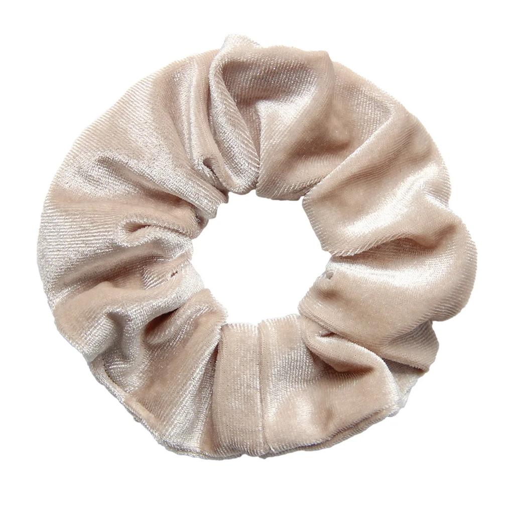 45 Colors Large Vintage Velvet Scrunchies Girls Elastic Hair Bands Ponytail Holder Ties Rubber Bands Fashion Women Accessories