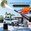 Portable Wireless Car Washer: High-Pressure Rechargeable Water Gun for Car Wash, Household Cleaning, and Flower Watering