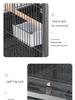 Multifunctional Iron Bird Cage: Parrot Villa with Large Space and Multiple Layers