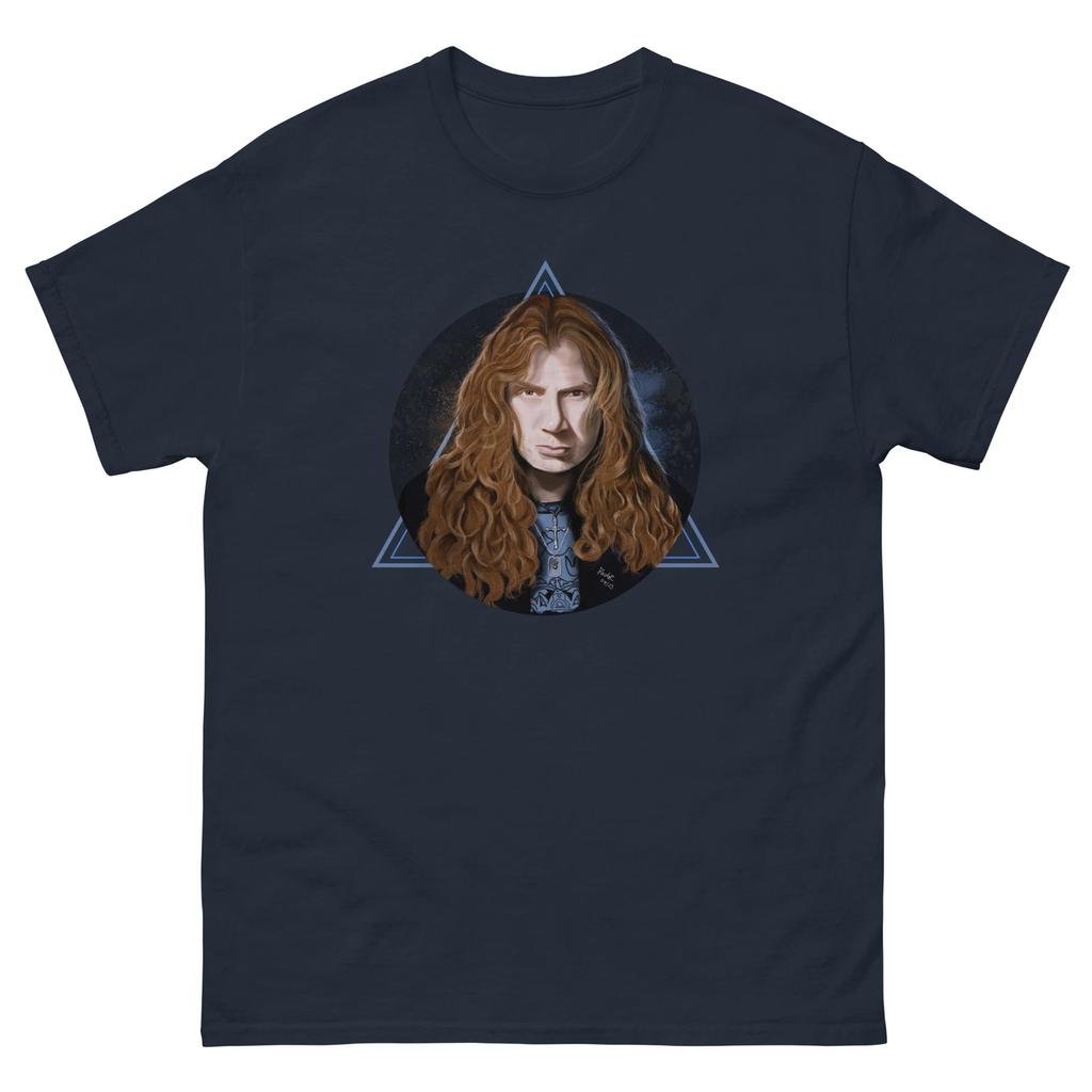 Dave Mustaine illustration Men's classic T-Shirt 4 available colors