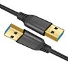 Straight Head USB3.0 Extension Cable Cord Support 5Gbps Data Transfer Charging for USB Fan/Keyboards/Hard Drive Box