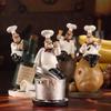Chef Figurine Miniature Statue Shop Decorationation Art Gift