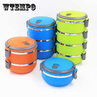 Schichten Babynahrung Thermal Bento Bowl Container Box Edelstahl Isolierung Lagerung Lunc