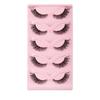 Winged End Cat Eye False Eyelashes Eye Elongated Faux Mink Lashes Fluffy Fake Lashes  Cosplay