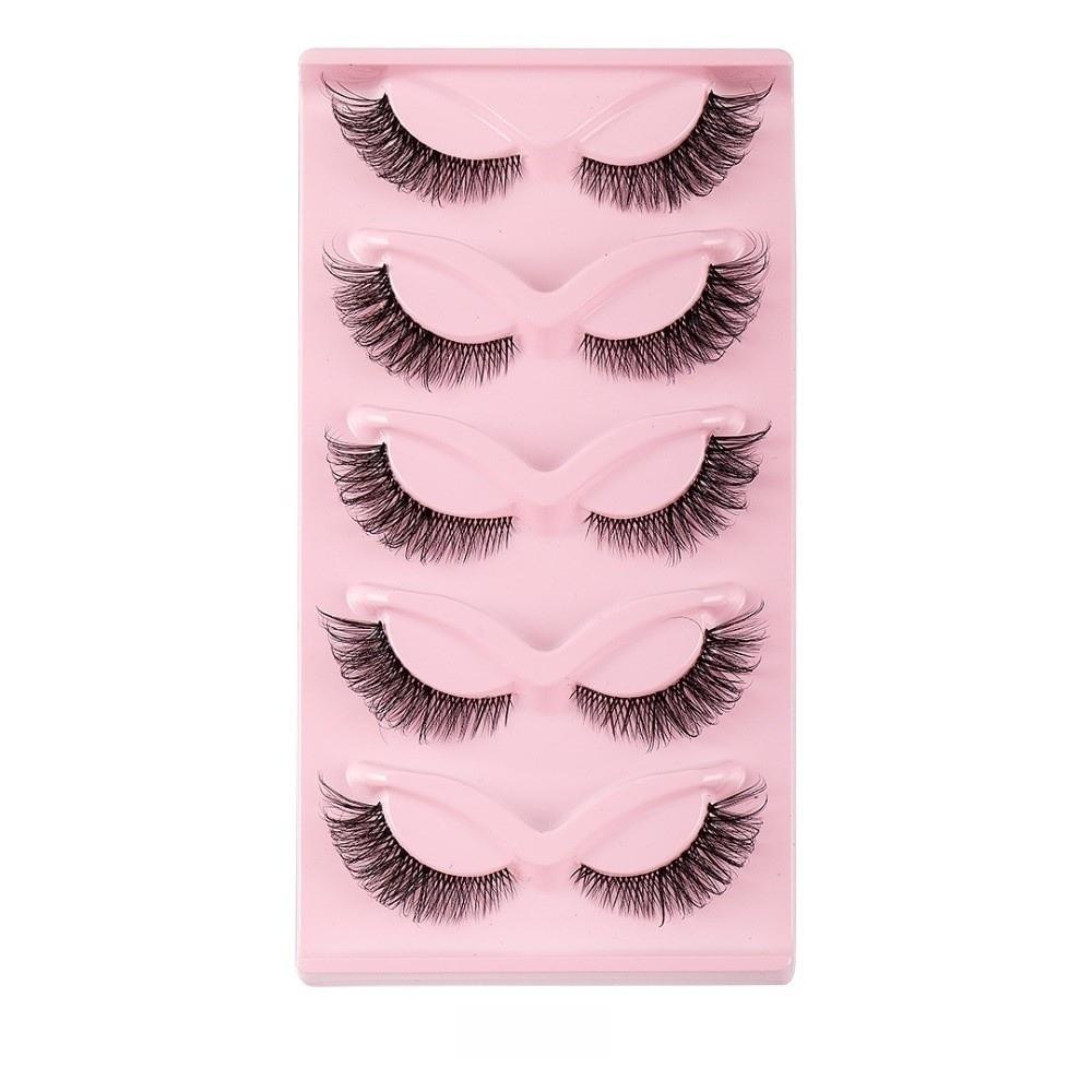 Winged End Cat Eye False Eyelashes Eye Elongated Faux Mink Lashes Fluffy Fake Lashes Cosplay