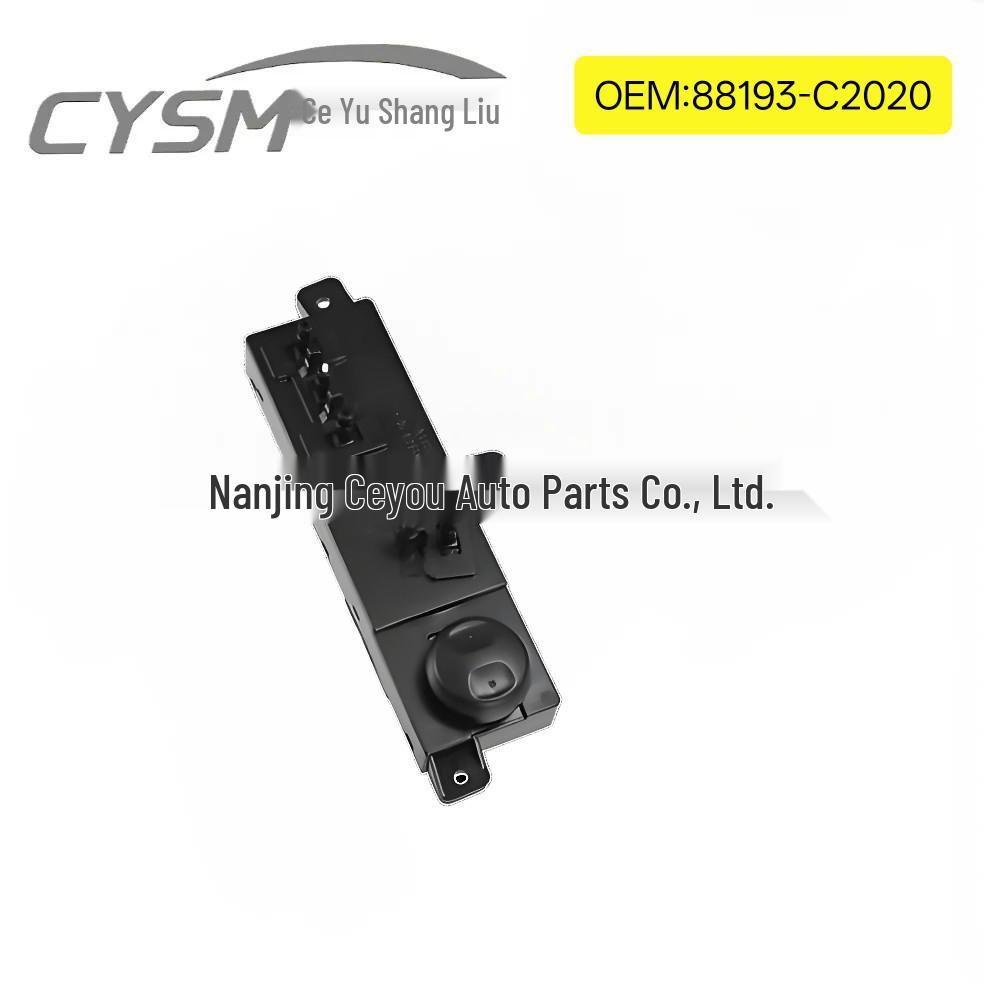 The 88193-C2020TRY Electric Seat Switch is compatible with Hyundai and Kia vehicles. CY