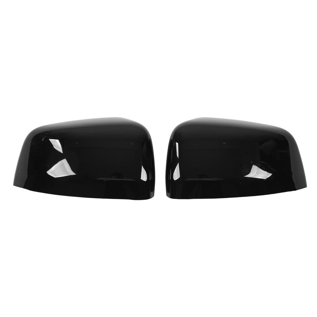 Door Rear View Mirror Cover Sticker Glossy Black Wing Mirror Housing Protector Replacement for Jeep