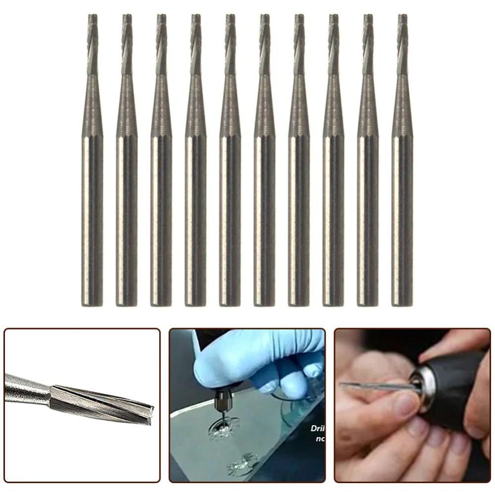 2PCS Car Windshield Repair Tool Glass Drilling Bit Punching Hole Opener Tungsten Steel Drill Bit