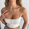 Punk Style Metal Oval Splicing Y-Shaped Necklace, Fashionable Geometric Hollow Stacked Wearing Long Neckline Women