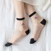 2025 Girls Cute Cartoon Fruits Sheer Kawaii Lady Women Summer Fall Avocado Lemon Pineapple Cherry Jacquard Socks Female