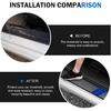 Door Sill Protector, Car Door Edge Guards, Carbon Fiber Car Protective Sticker, Door Pedal Trunk Anti-Scratch Decoration, Universal for Most Cars