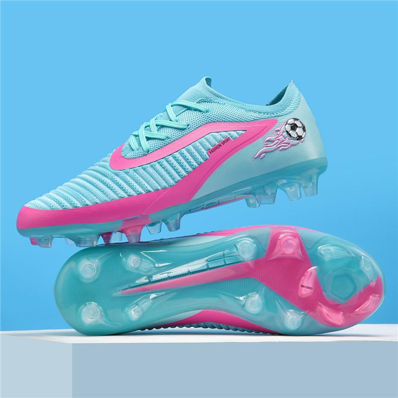 

Football shoes student adult made grass AG spikes men s and women s sports training shoes football 35