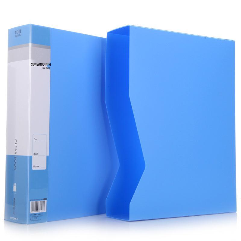 Miki Document Holder 20-100 Pages: Student & Office Archive Book