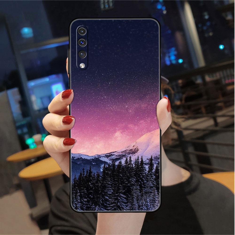 

Чехол для Samsung Galaxy A50 A70 A30 A20s A20e A10 A40 A10s A10e M52 M51 M31 M30s M21 M13 5G черный чехол для телефона акварель Samsung F42 5G