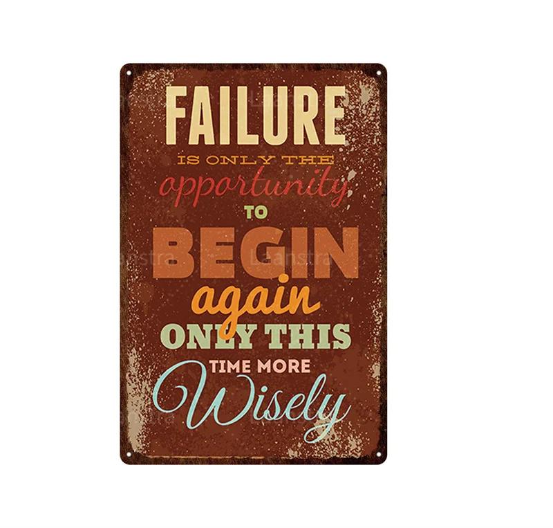 Clear Family Rules Vintage Tin Painting Inspirational Sentence Metal Signs Plaque Wall Decor Poster Home Decoration Accessories