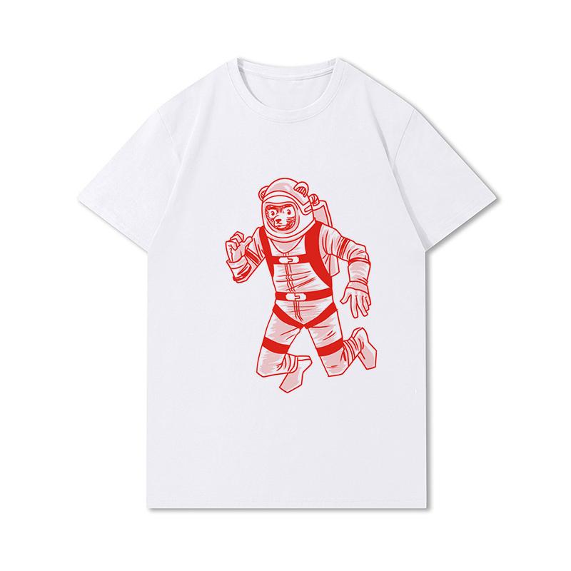 Anime Men T Shirts Retro Funny Meme Trend Y2k Graphic T-shirt Soft Unisex 100% Cotton Tee Male Tops