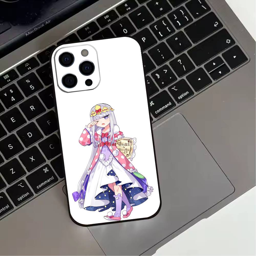 S-Sleepy Demon C-Castle  Phone Case For iPhone 17,16,15,14,13,12,11 Plus,Pro Max,XS,Soft Silicone Black Cover