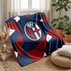 Bologna FC Weiche Flanell-Fleece-Decke Leicht Gemütlich Warm Überwurfdecke für Sofa Bett Heimdekoration